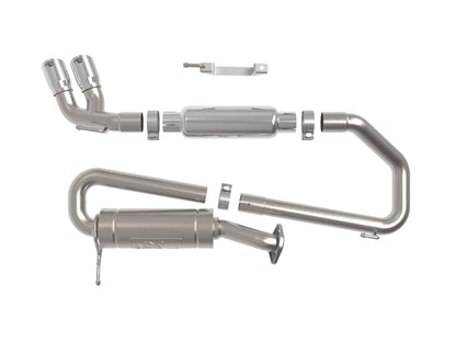 aFe 18-21 Suzuki Jimny Takeda 2-1/4in. 304 SS Cat-Back Exhaust w/ Polished Tip