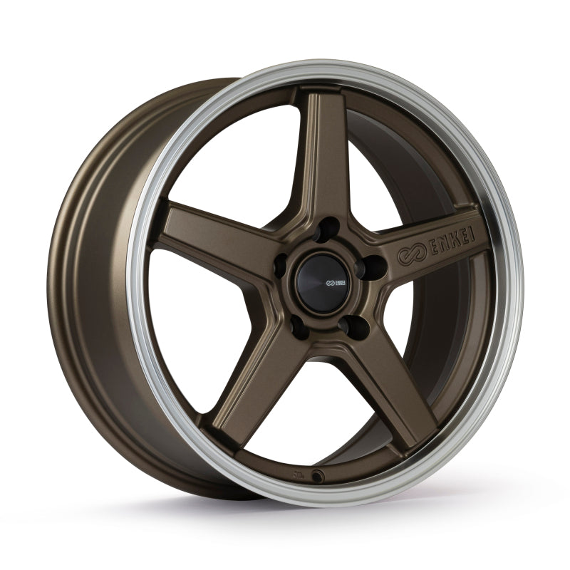 Enkei Quasar 18x8in / 5x108 BP / 40mm Offset / 72.6mm Bore - Matte Bronze Wheel