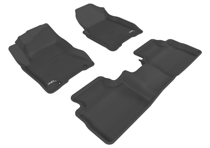3D MAXpider 08-13 Nissan Rogue Kagu Black Full Set