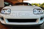 Oracle 93-98 Toyota Supra LED Headlight Halo Kit - Red