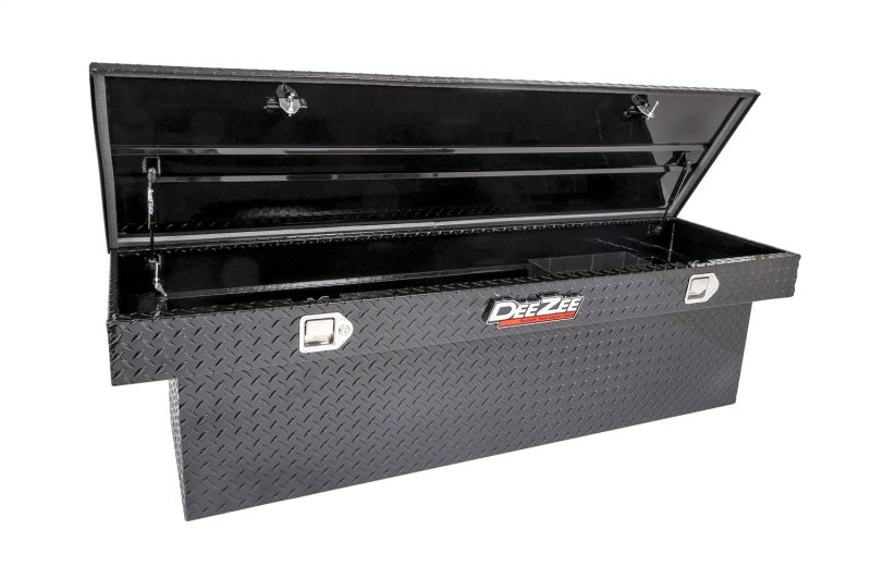 Deezee Universal Tool Box - Red Crossover - Single Lid Black BT (Deep Black)