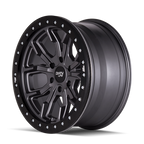 Dirty Life 9303 DT-1 17x9/5x127 BP/-38mm Offset/78.1mm Hub Matte Gunmetal Wheel - Beadlock