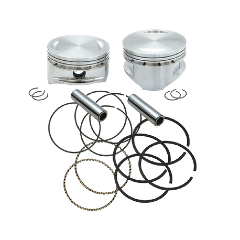 S&S Cycle 86-03 XL 4in x 4-5/8in Piston Set - .020in