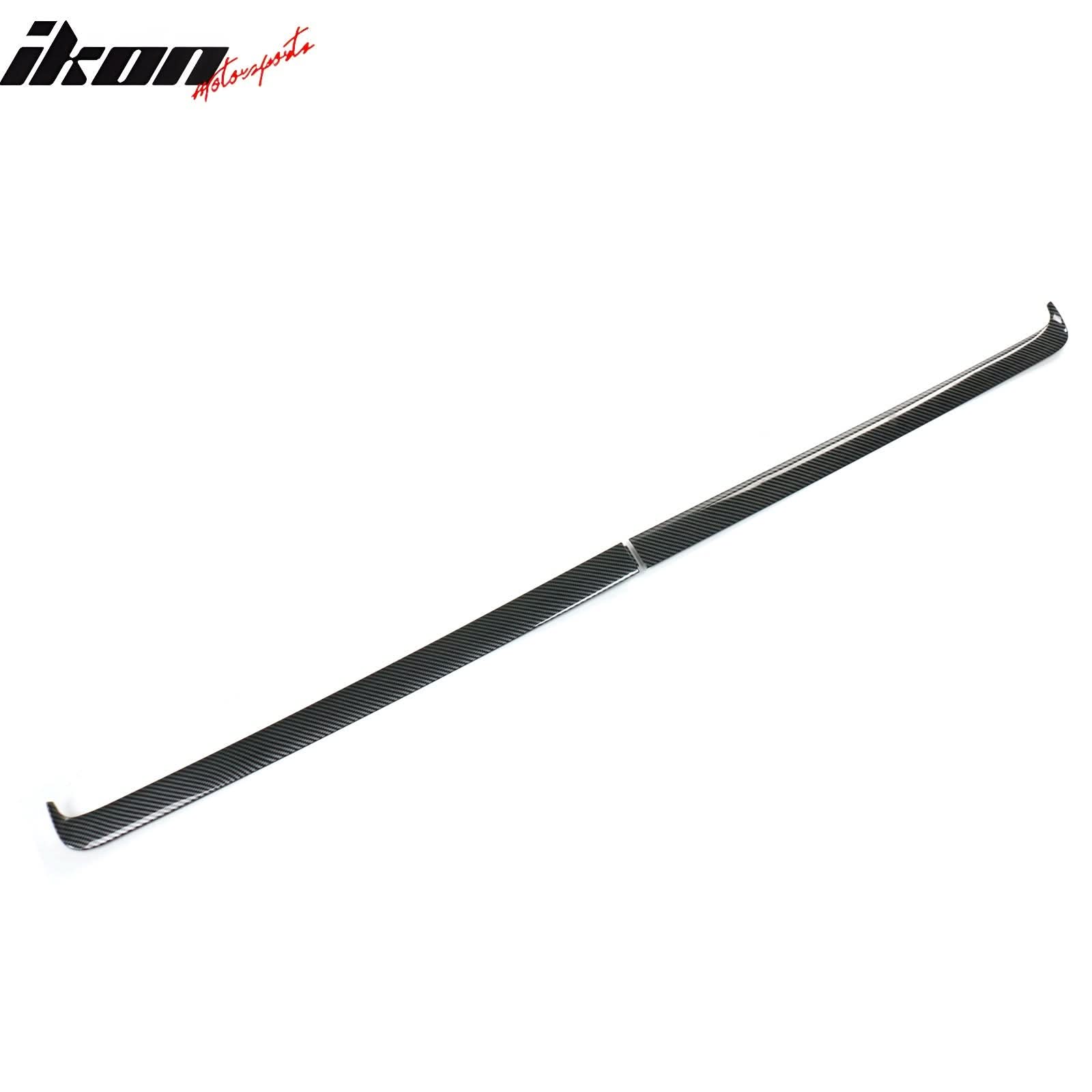 2024-2025 Tesla Model 3 Carbon Fiber Print Dashboard Wrap Cover ABS