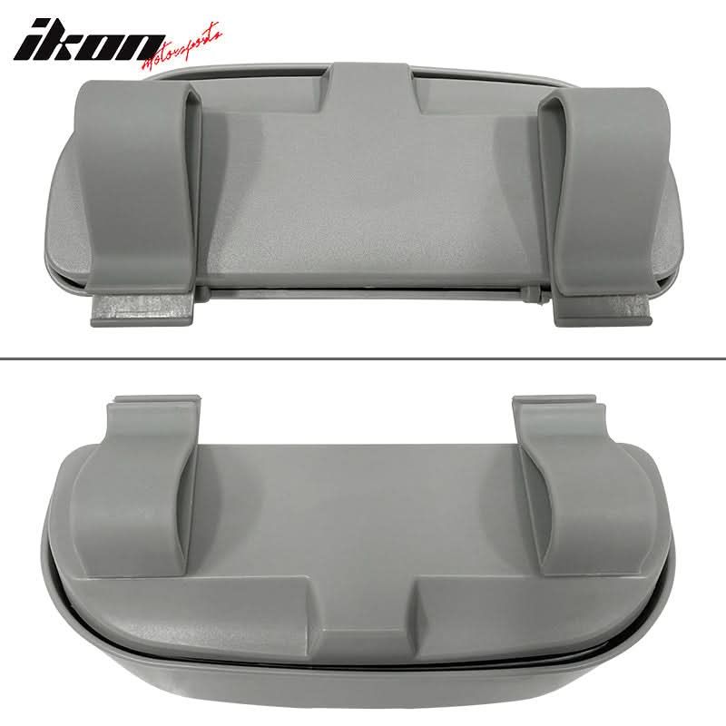 Universal Black Auto Car Sunglasses Holder Organizer Sun Visor Box ABS