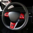 2017-2023 Tesla 3 & 20-23 Y Steering Wheel Trim ABS