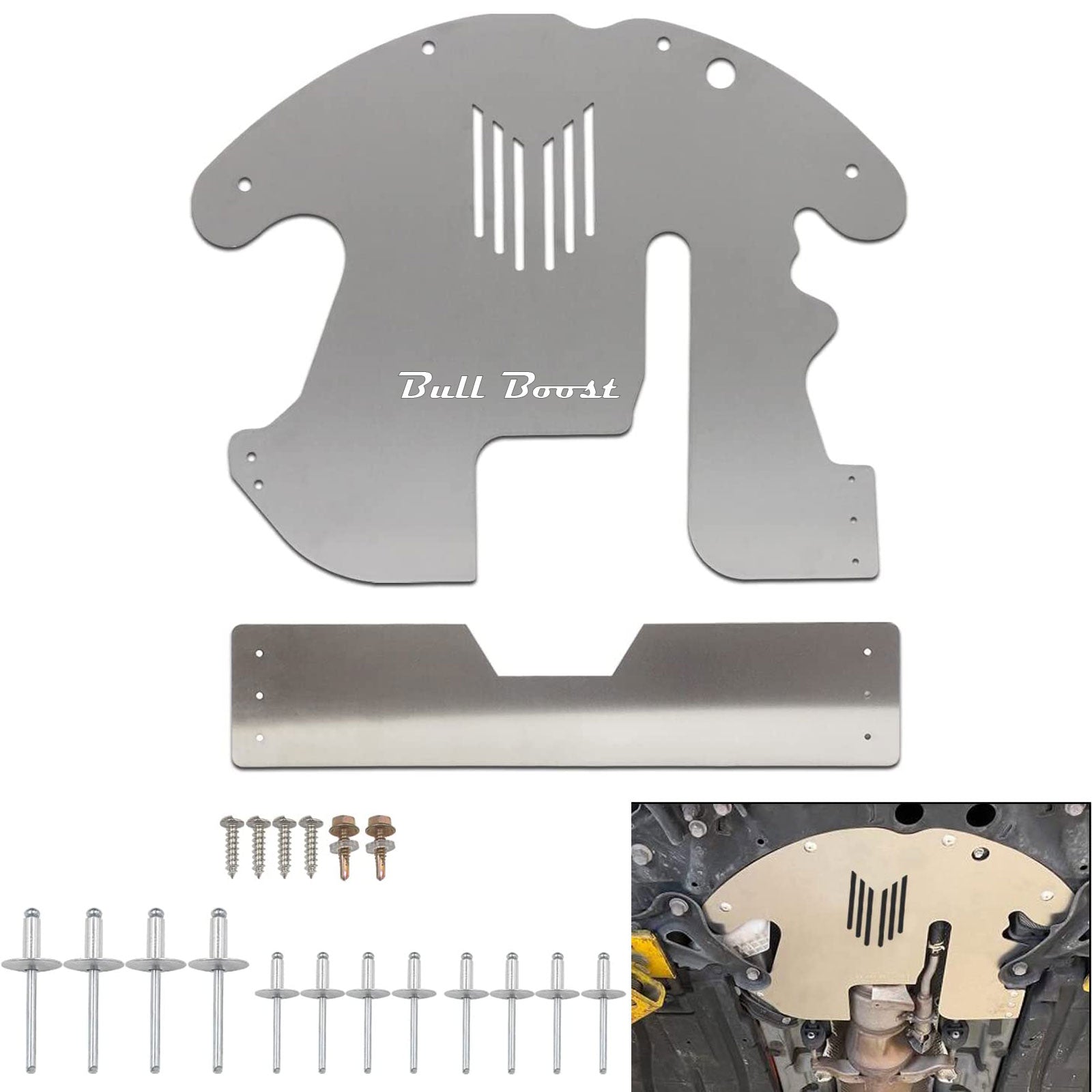 Cat Shield Catalytic Converter Security Protection For 2010-2015 Toyota Prius - Bull Boost Performance