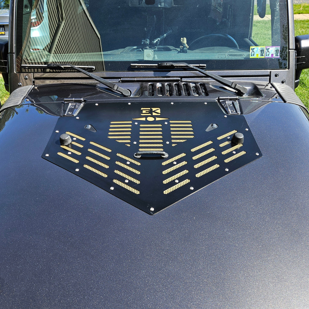 Hood Vent Kit for Jeep JK Wrangler (2007-2018) By Gatekeeper Off-Road