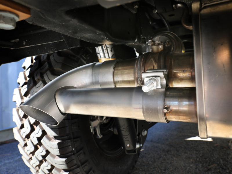 aFe MACHForce XP 304 Stainless Steel Exhaust Tip Upgrade 21-23 Jeep Wrangler JL Rubicon