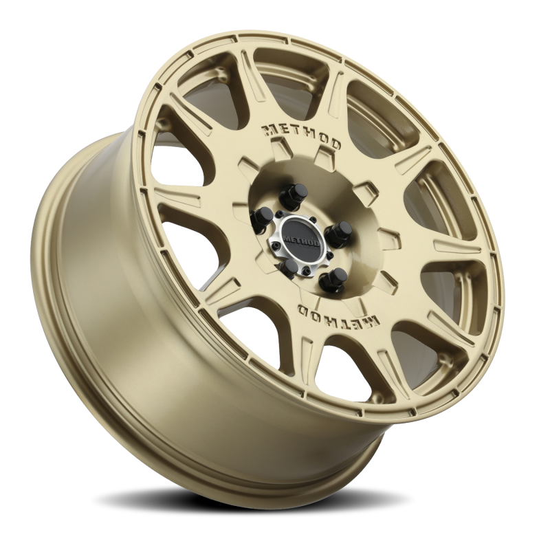 Method MR502 RALLY 17x8 +38mm Offset 5x4.5 67.1mm CB Gold Wheel