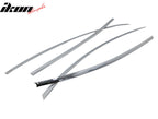 2012-2015 Kia Rio 4-Door Chrome 4PCS RH LH Window Top Molding Trim ABS