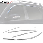 2011-2013 Kia Sorento Chrome 4PCS RH LH Window Top Molding Trim ABS