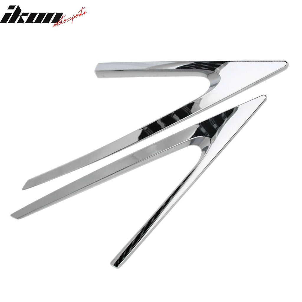 2011-2013 Hyundai Sonata Chrome 2PCS Window C-Pillar Molding Trim ABS