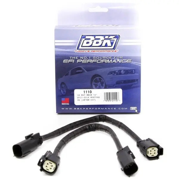 BBK Ford Mustang GT V6 Rear O2 Extensions 12 Inch 11-17