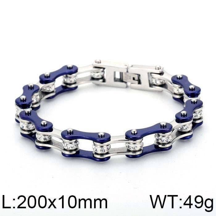 Motorcycle Chain Bracelet for Men - Stainless Steel
