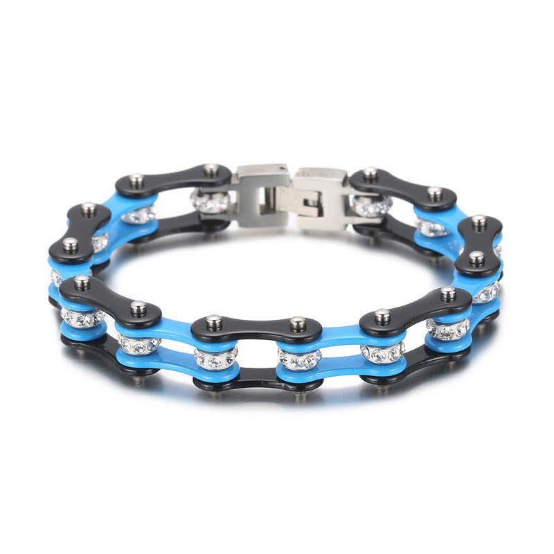 Motorcycle Chain Bracelet for Men - Stainless Steel