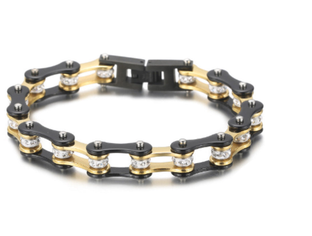 Motorcycle Chain Bracelet for Men - Stainless Steel