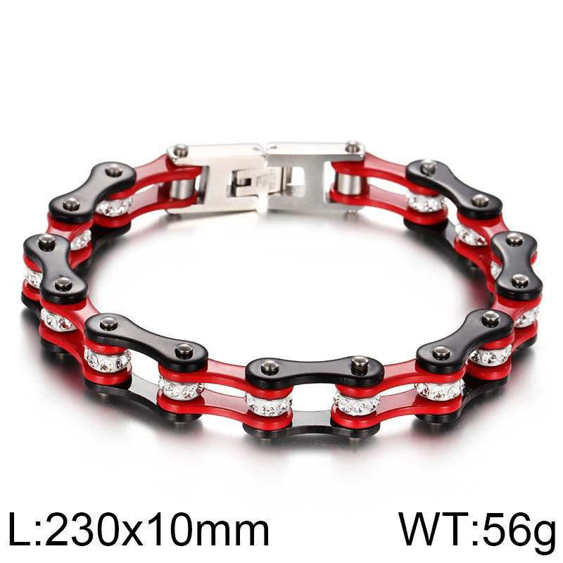 Motorcycle Chain Bracelet for Men - Stainless Steel