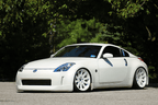 Nissan Fairlady 350z Black INGS Look Front Bumper Lip (2002 - 2008)