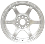 Gram Lights 57DR 15x8.0 +28 4x100 Sunlight Silver Wheel