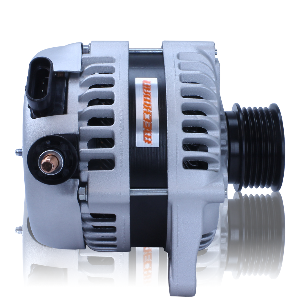 240 amp high output racing alternator Ford 5.0L Coyote engine swap - 1 wire turn on
