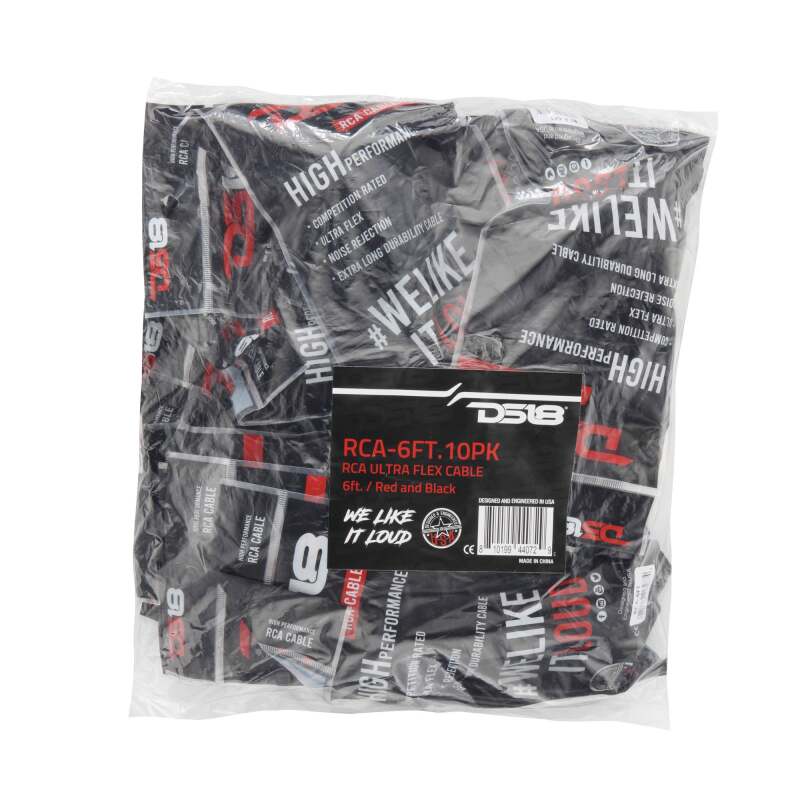 DS18 Level 1 RCA 6-Feet 10 x Pack