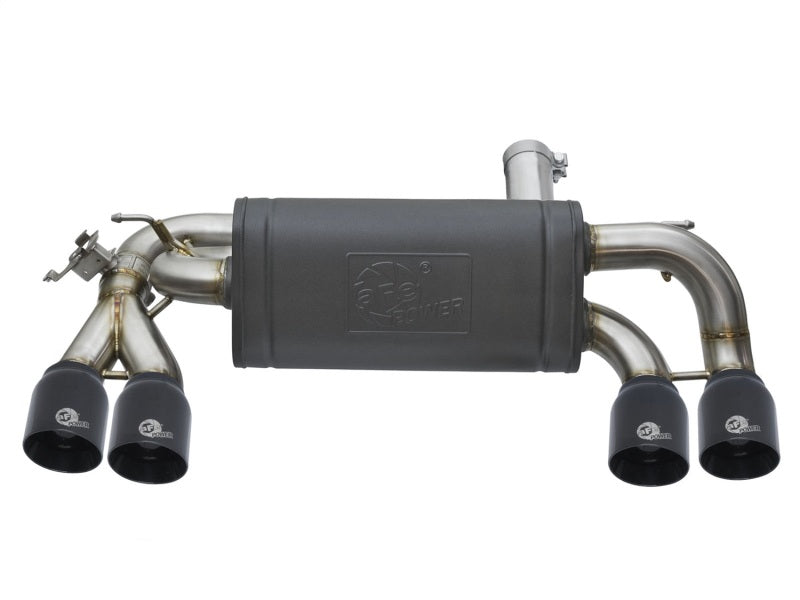 aFe MACHForce XP 3in - 2 1/2in Axle Back 304SS Exhaust w/ Black Tips 16-17 BMW M2 (f87)