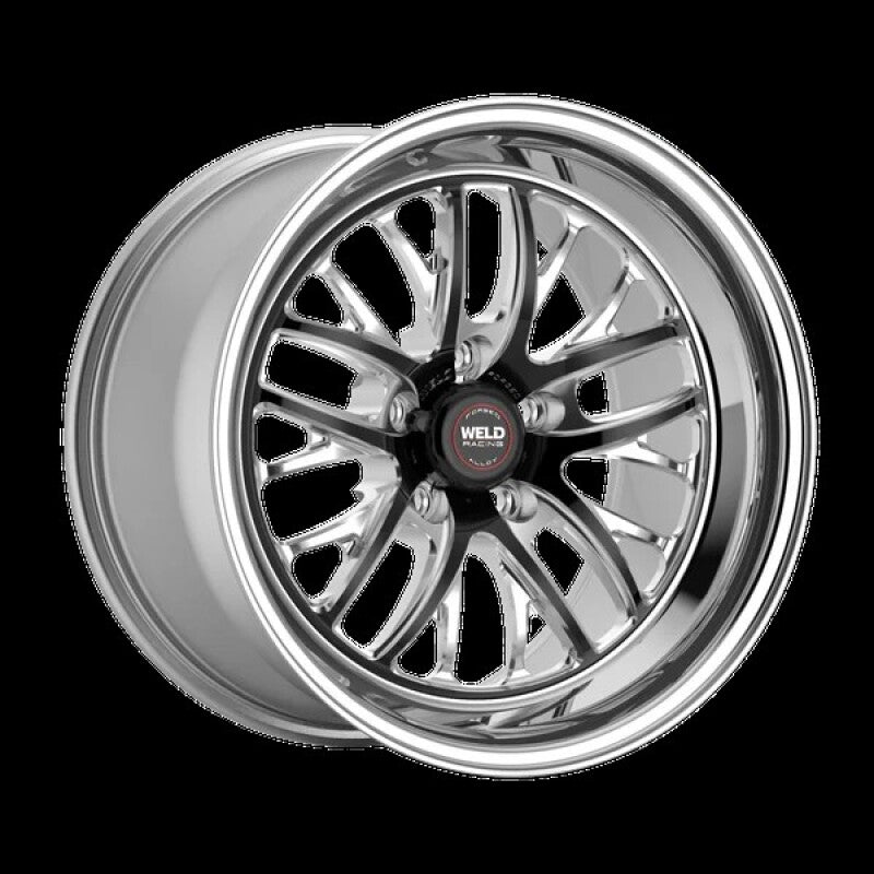 Weld S82 17x5 / 5x4.75 BP / 2.2in BS (-23mm Offset) Black Wheel (High Pad)