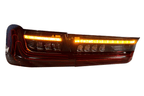 BMW 3 Series G20 G28 Red and Smoked CSL Style Laser Tail Lights (2019-2024)