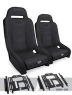 PRP Polaris RZR 570 GT3 Suspension Seats Kit (Pair) - Black