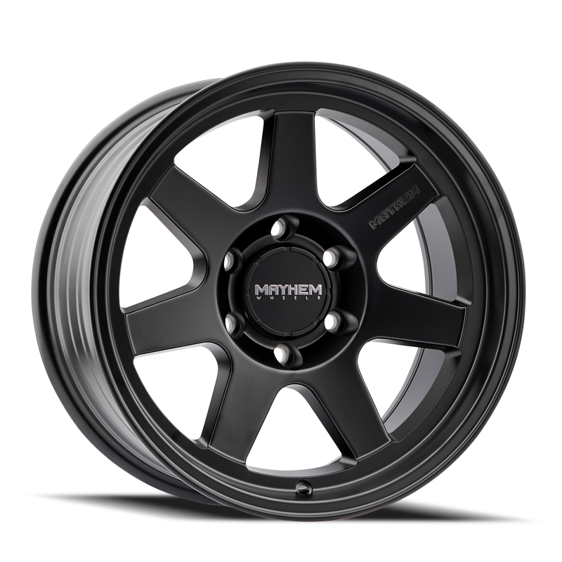 Mayhem 8307 Convoy 17x9 / 6x135 BP / -6mm Offset / 87.1mm Hub Satin Black Wheel