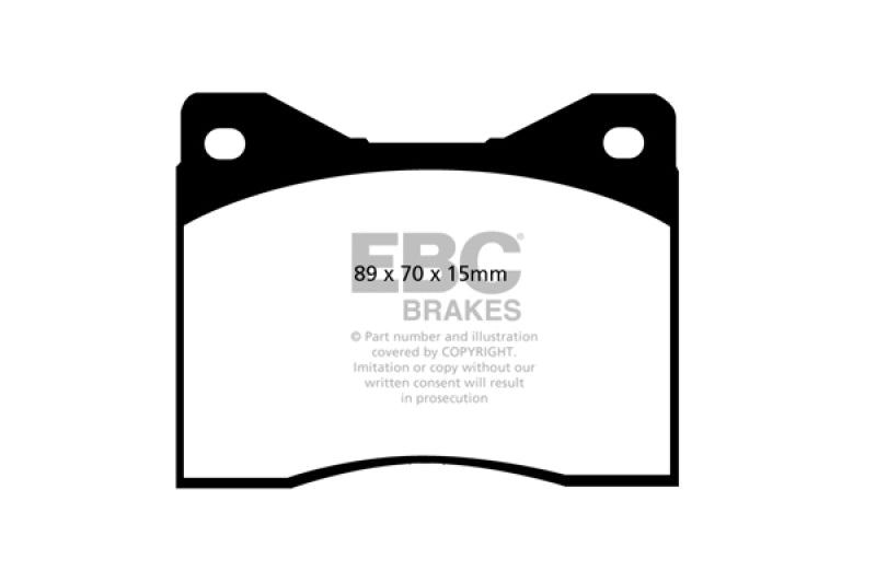 EBC 79-86 Alfa Romeo 6 2.0 Ultimax2 Front Brake Pads