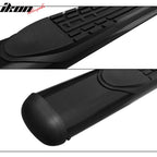 2004-2008 Ford F150 Black Powder Coat Finish Running Boards Stainless