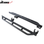 2007-2018 Jeep Wrangler JK Textured  Iron Steel Black Side Step Bars