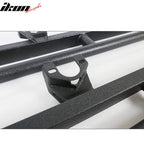 2007-2018 Jeep Wrangler JK Textured  Iron Steel Black Side Step Bars