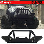 2007-2017 Jeep Wrangler Front Bumper Guard  Hood Grill Stainless