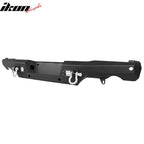 1987-2006 Jeep Wrangler TJ YJ Textured Rear Bumper 2 LED Lights D-Ring
