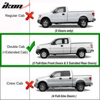 Fits 99-18 Sierra Silverado Crew Cab 5" Running Boards Side Step Bar