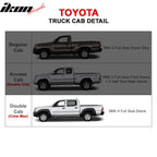2005-2017 Toyota Tacoma Double Cab 4'' Oval Black Running Boards Steel