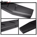 2007-2018 Chevy Silverado GMC Sierra Crew Cab Black 5" Running Board