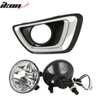 2015-2022 Chevy Colorado GMC Canyon Black Fog Lights Lamps ABS Pair