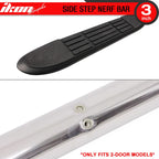 2007-2018 Jeep Wrangler 2 Door Side Running Boards