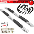 2004-2017 Nissan Titan Ext Cab Chrome Running Boards Stainless Steel