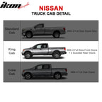2004-2017 Nissan Titan Ext Cab Chrome Running Boards Stainless Steel