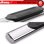 2007-2018 Chevy Silverado GMC Sierra 1500 Crew Cab 6" Running Boards