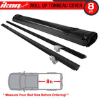 2014-2021 Toyota Tundra 8Ft Fleetside Lock Soft Roll Up Tonneau Cover