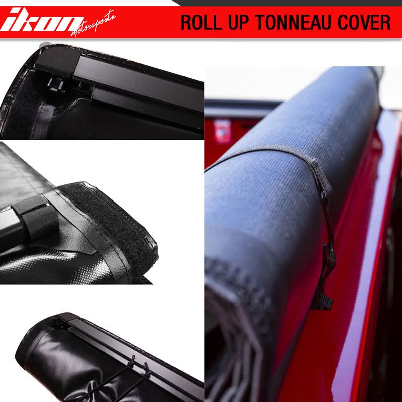 2014-2021 Toyota Tundra 8Ft Fleetside Lock Soft Roll Up Tonneau Cover