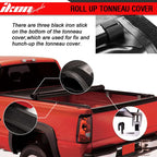 2009-2017 Dodge Ram 1500 2500 3500 5.7ft Roll Soft Tonneau Cover Vinyl