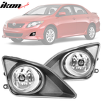 2008-2010 Toyota Corolla Front Fog Light Clear Len Wiring+Switch