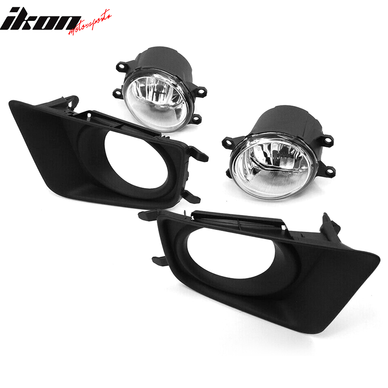 2012-2015 Toyota Tacoma OEM Style Clear Len Front Bumper Fog Light ABS